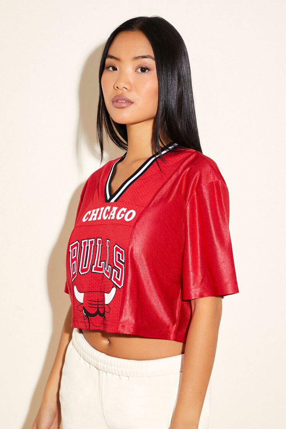 Chicago Bulls Graphic Crop Top